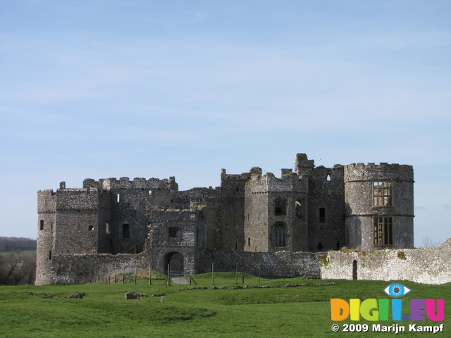 SX03159 East range of Carew castle